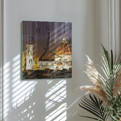 Moderne wanduhr quadratisch Basilika