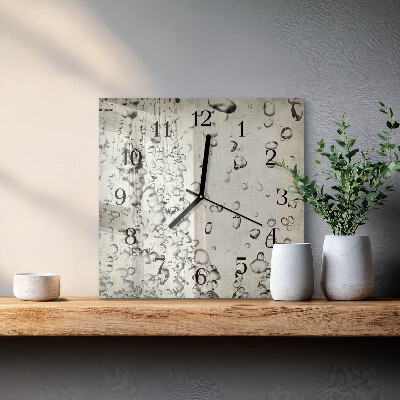 Moderne wanduhr quadratisch Tropfen