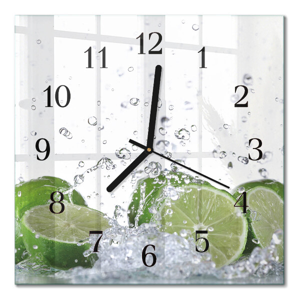 Quadratische wanduhr modern Limes