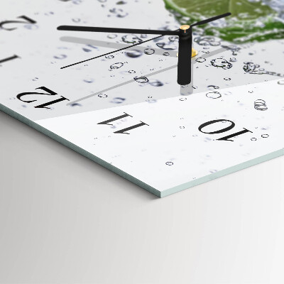 Quadratische wanduhr modern Limes