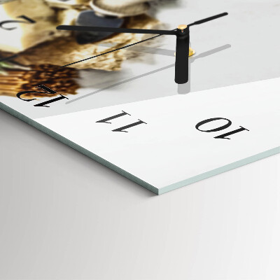 Quadratische wanduhr modern Pasta