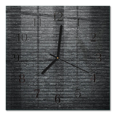 Quadratische wanduhr Klinker