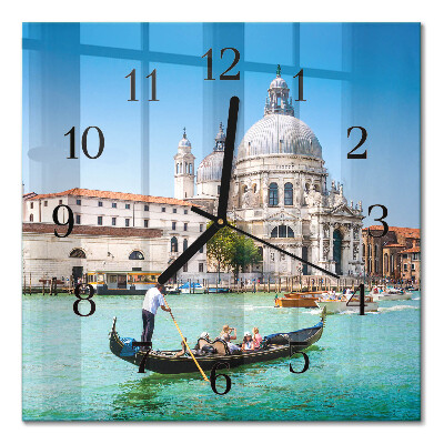Quadratische wanduhr Venedig