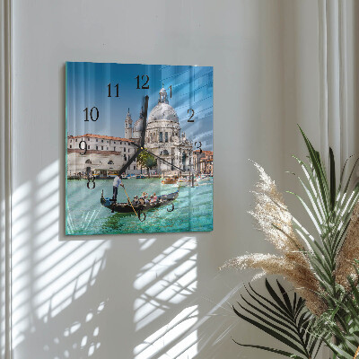 Quadratische wanduhr Venedig