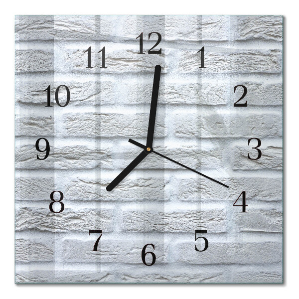 Moderne wanduhr quadratisch Klinker