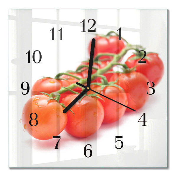Wanduhr mit motiv quadratisch Tomaten