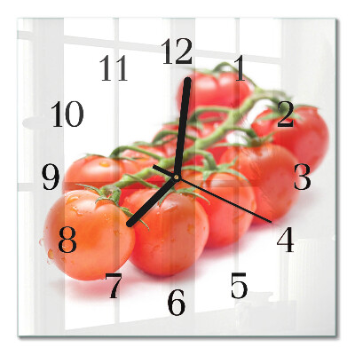Wanduhr mit motiv quadratisch Tomaten