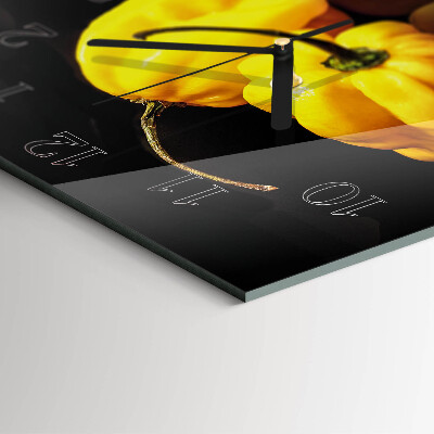 Quadratische wanduhr modern Pfeffer