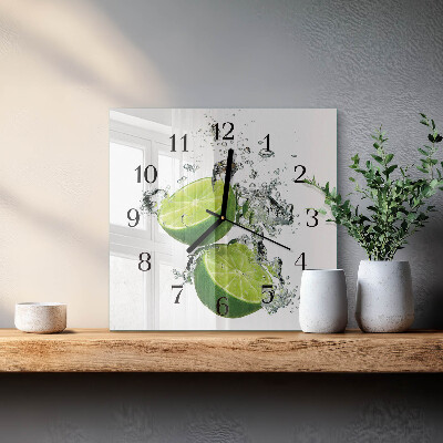 Wanduhr mit motiv quadratisch Kalziumkarbonat