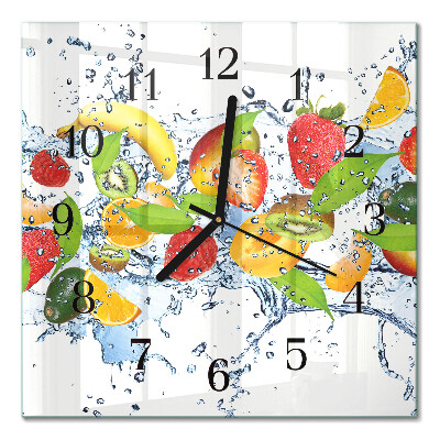 Quadratische wanduhr modern Fruchtwasser