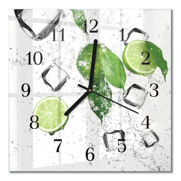 Wanduhr mit motiv quadratisch Limes