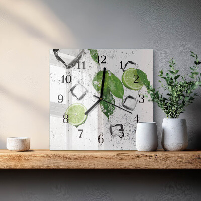 Wanduhr mit motiv quadratisch Limes