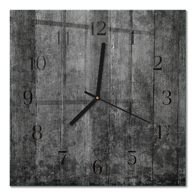 Wanduhr mit motiv quadratisch Holz