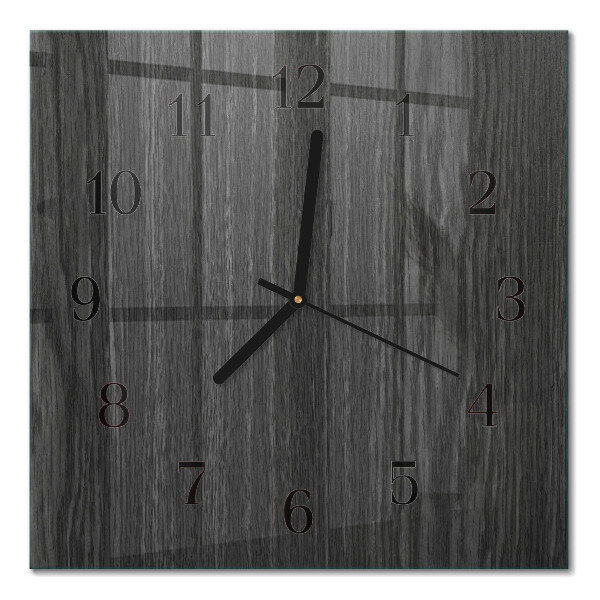Quadratische wanduhr modern Holz
