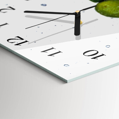 Quadratische wanduhr modern Limes