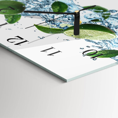 Quadratische wanduhr Limes