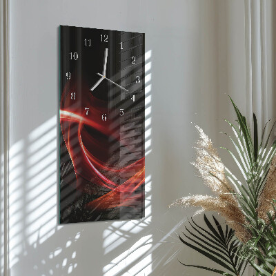 Wanduhr mit motiv vertikal Abstraktion