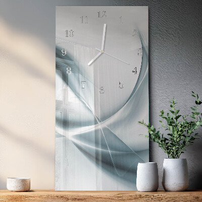 Wanduhr mit motiv vertikal Abstraktion