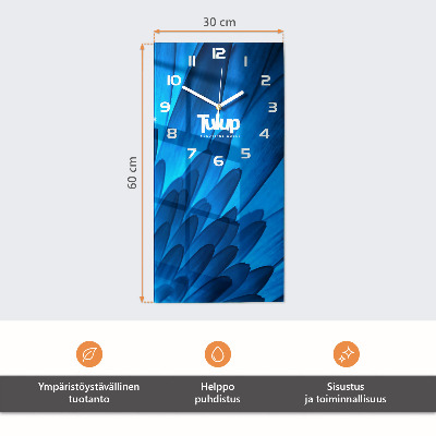 Wanduhr mit motiv vertikal Holz mit Kaffeebohnen