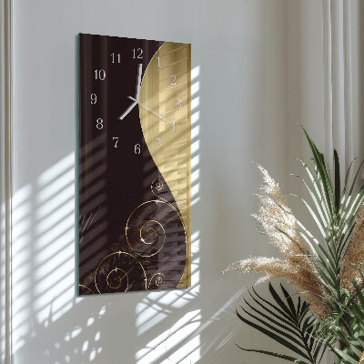 Wanduhr design ausgefallen vertikal Abstrakte Kunst