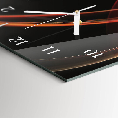 Wanduhr mit motiv vertikal Abstrakte Linien