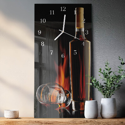 Wanduhr mit motiv vertikal Alkohol