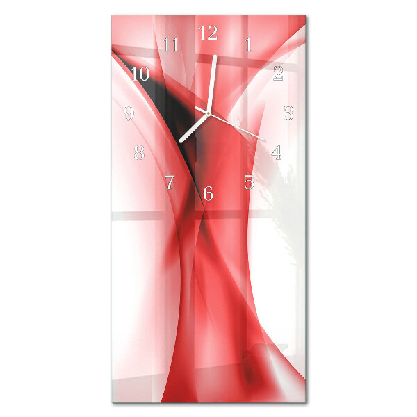 Vertikale glas wanduhr Muster