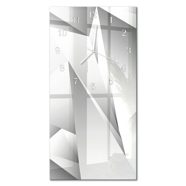 Vertikale glas wanduhr Muster