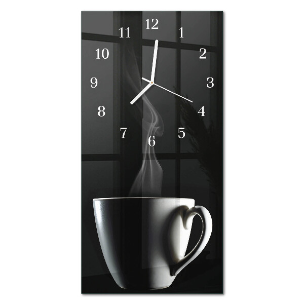 Wanduhr design ausgefallen vertikal Becher