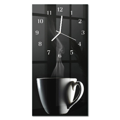 Wanduhr design ausgefallen vertikal Becher