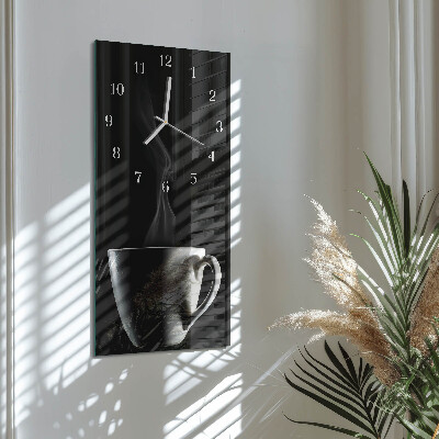 Wanduhr design ausgefallen vertikal Becher