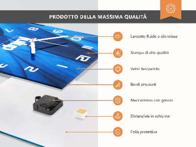 Vertikale Uhr Muster