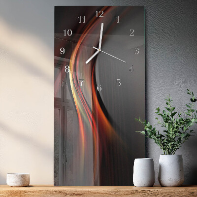 Wanduhr mit motiv vertikal Muster