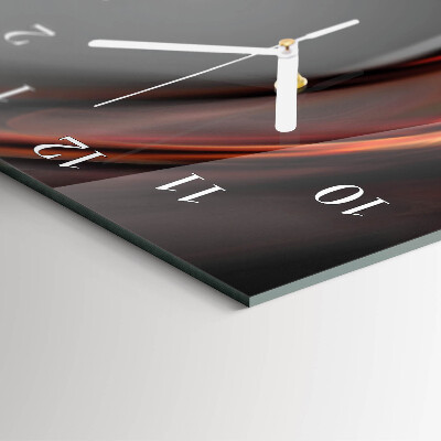 Wanduhr mit motiv vertikal Muster