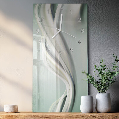 Vertikale glas wanduhr Muster
