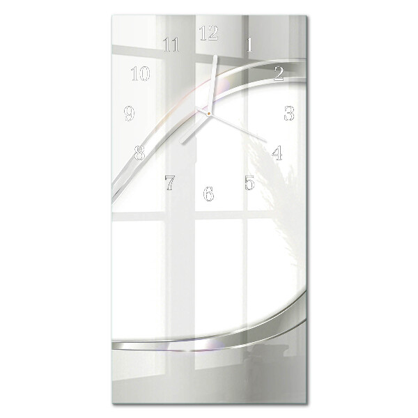 Moderne wanduhr vertikal Muster