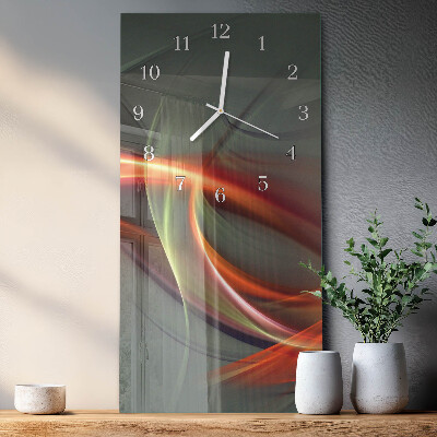 Wanduhr design ausgefallen vertikal Muster