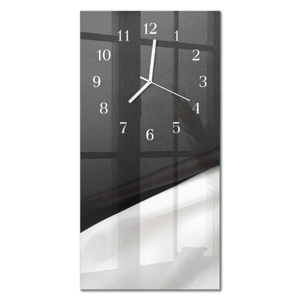 Moderne wanduhr vertikal Kontrast
