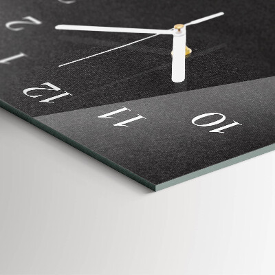 Moderne wanduhr vertikal Kontrast