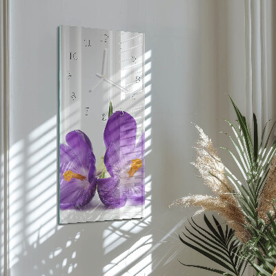 Vertikale Uhr Blume