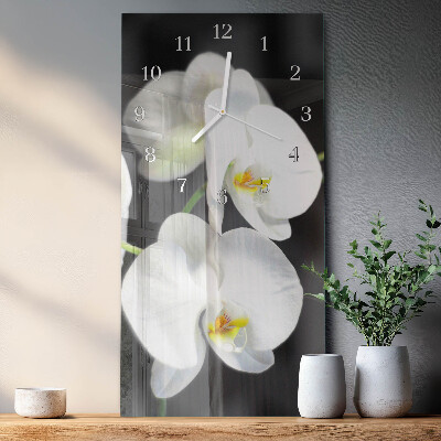 Vertikale Uhr Orchidee