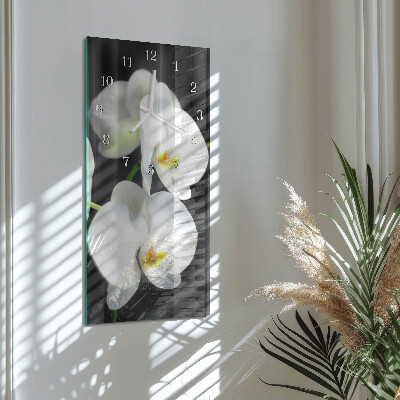 Vertikale Uhr Orchidee