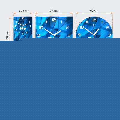 Wanduhr design ausgefallen vertikal Spinnennetz