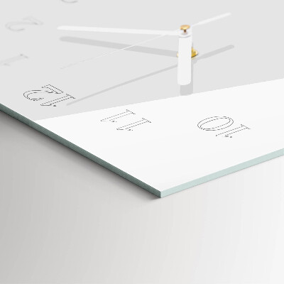 Wanduhr mit motiv vertikal Abstrakte Welle