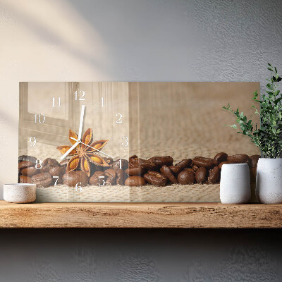 Horizontale Uhr Gemahlener Kaffee