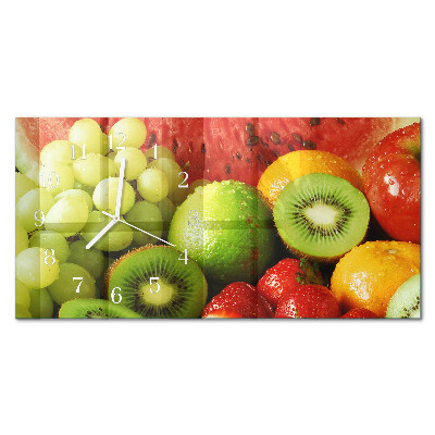 Wanduhr aus glas horizontal Fruchtprodukte