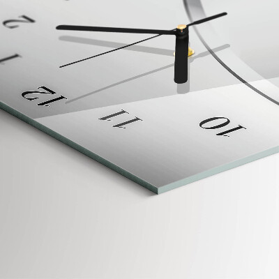 Wanduhr mit motiv vertikal Muster