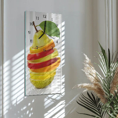 Vertikale Uhr Obst