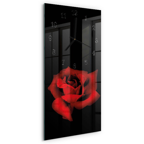 Vertikale Uhr Rose