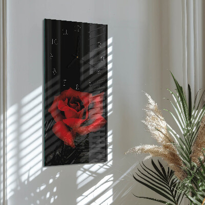 Vertikale Uhr Rose
